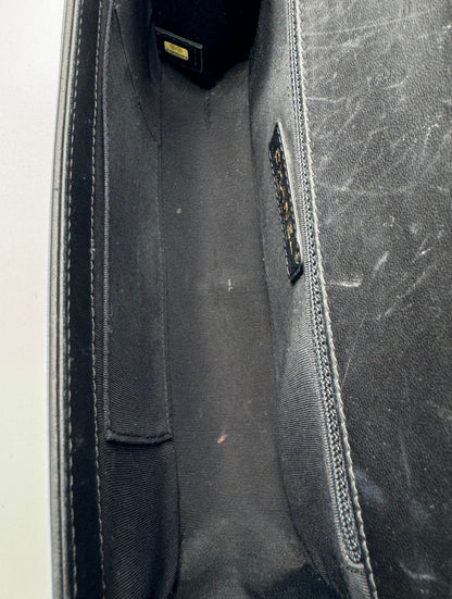 Chanel Boy Medium Black Clafskin