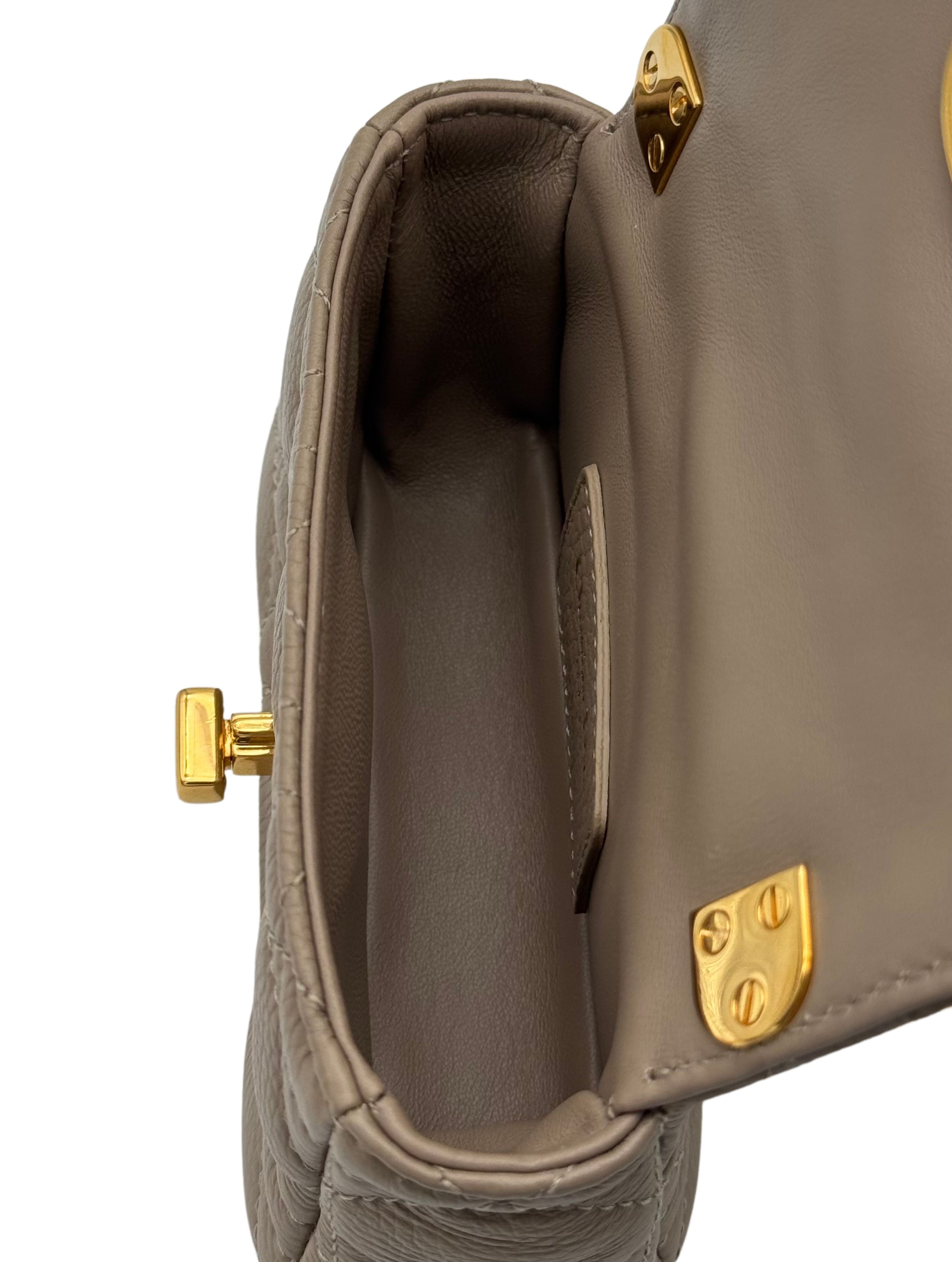 Dior Caro Micro Beige Gold Hardware