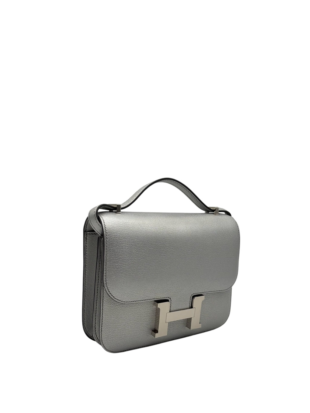 Hermès Constance 18 Chèvre Argent Palladium Hardware
