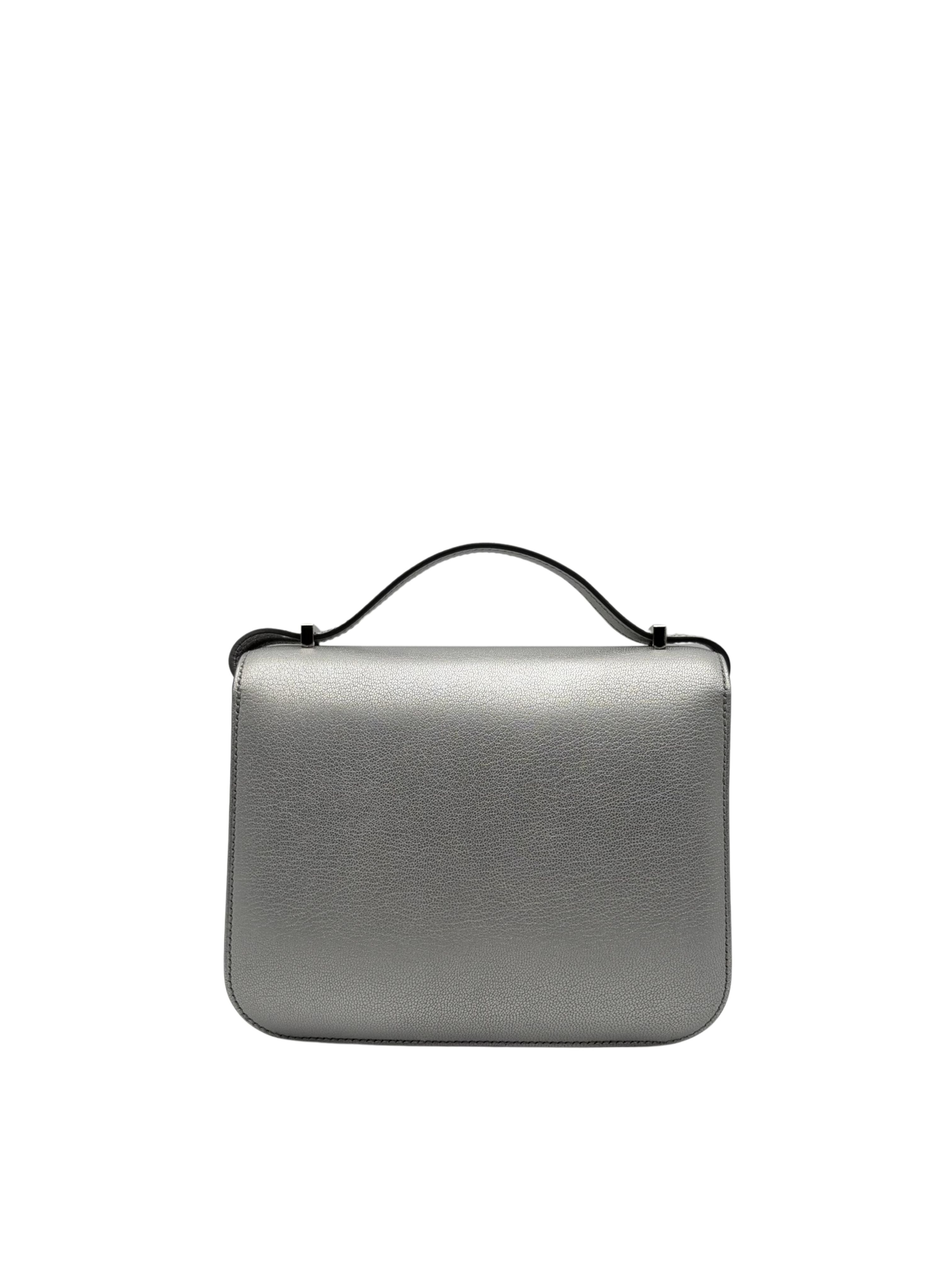 Hermès Constance 18 Chèvre Argent Palladium Hardware