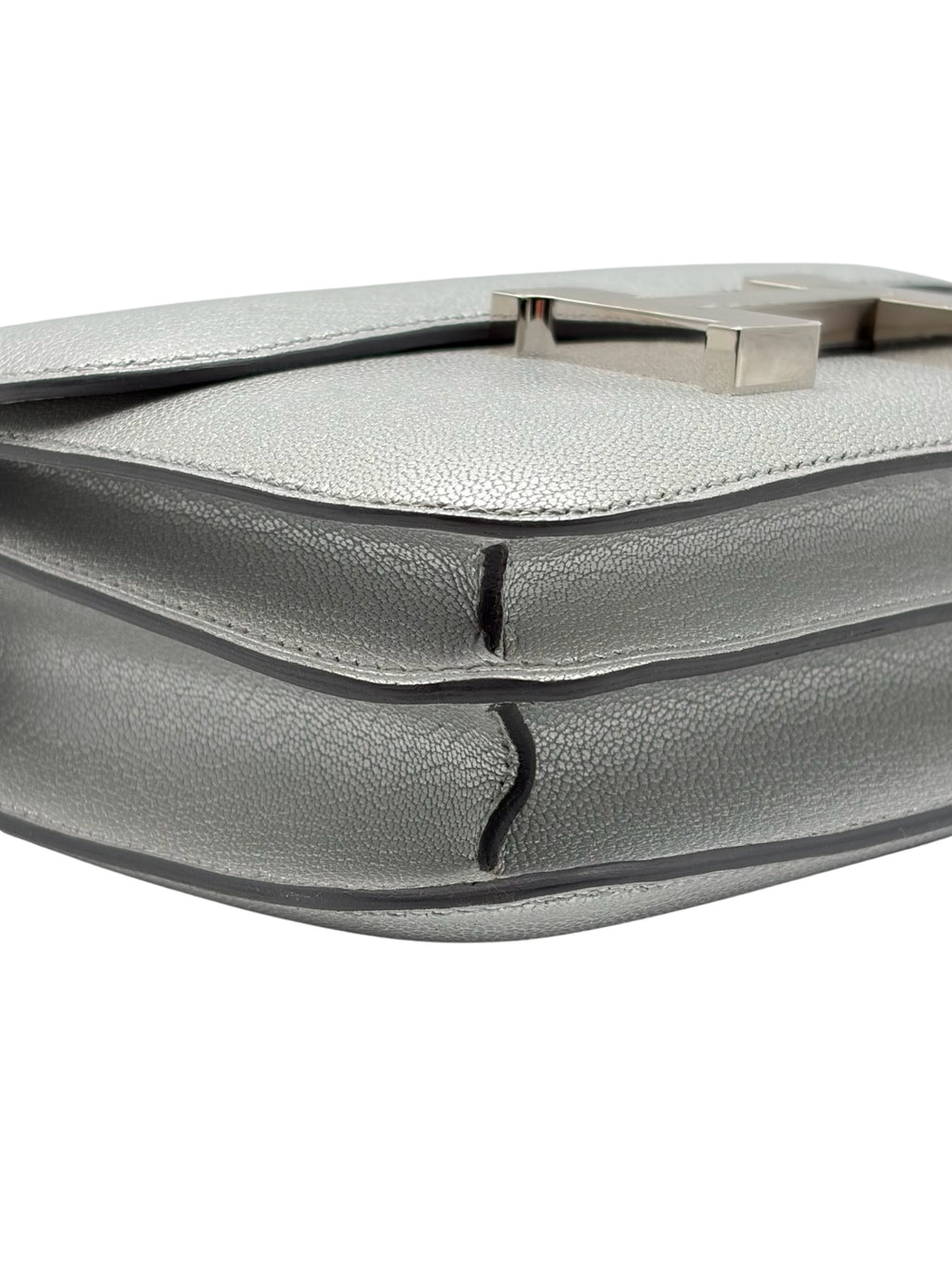 Hermès Constance 18 Chèvre Argent Palladium Hardware