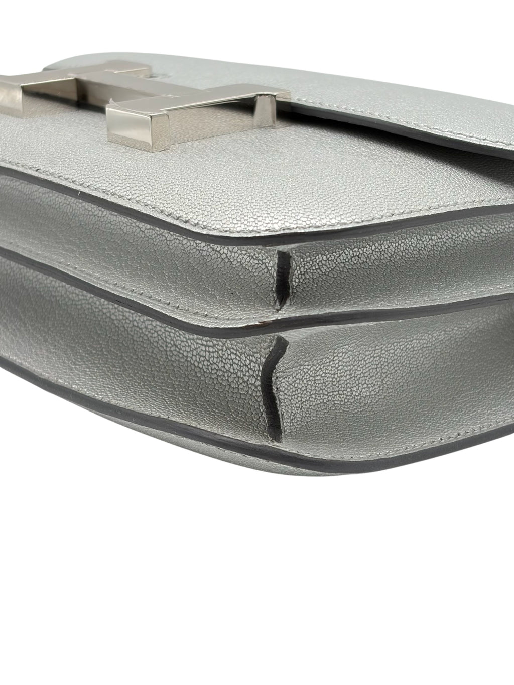 Hermès Constance 18 Chèvre Argent Palladium Hardware