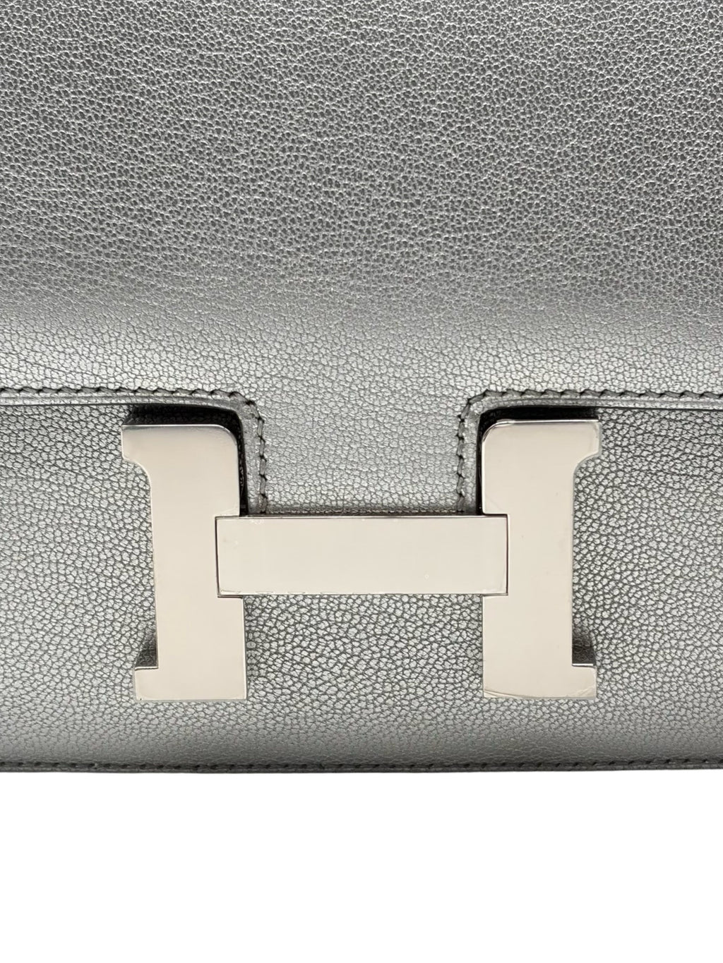 Hermès Constance 18 Chèvre Argent Palladium Hardware