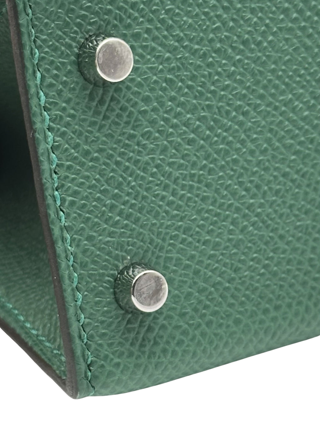 Hermès Kelly Mini Epsom Vert Moyen Electrum