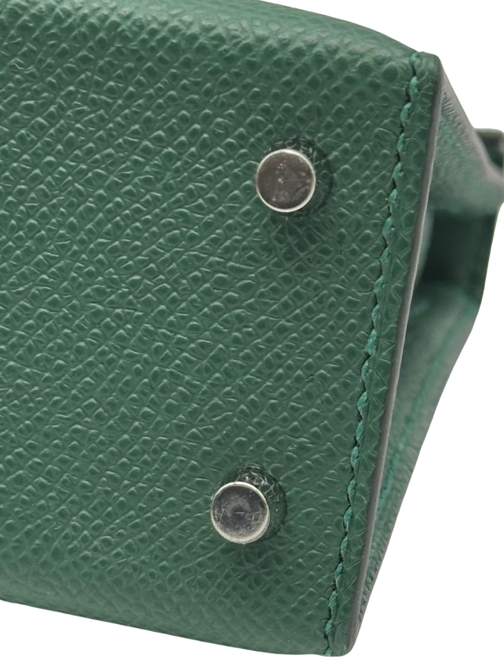 Hermès Kelly Mini Epsom Vert Moyen Electrum