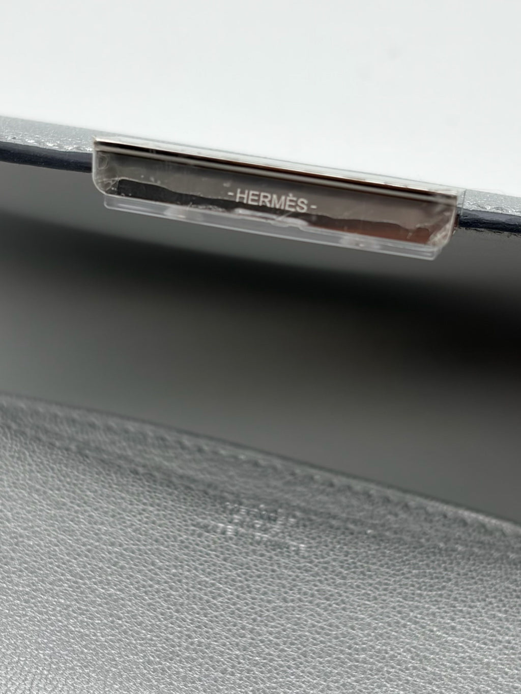 Hermès Constance 18 Chèvre Argent Palladium Hardware