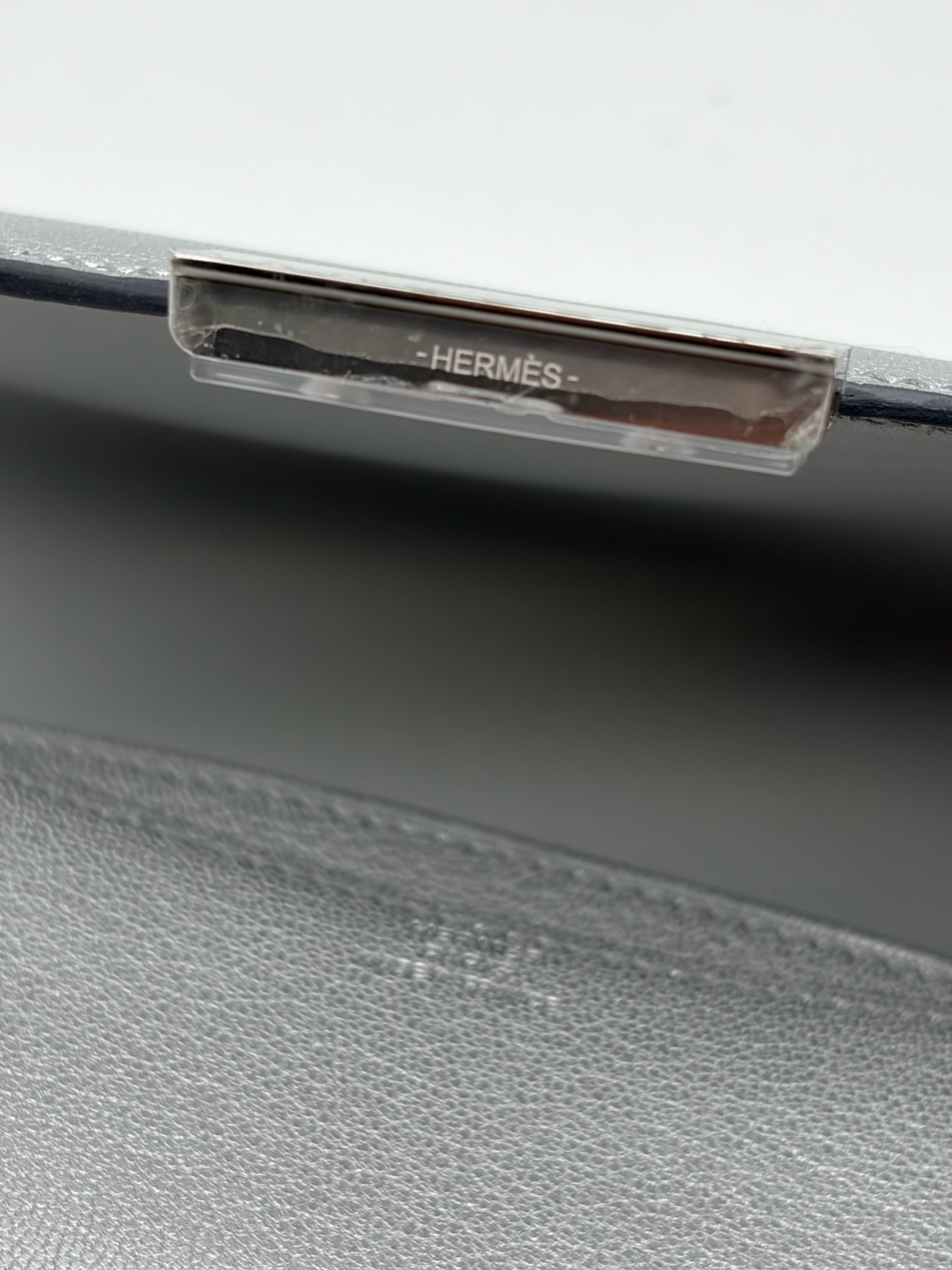 Hermès Constance 18 Chèvre Argent Palladium Hardware