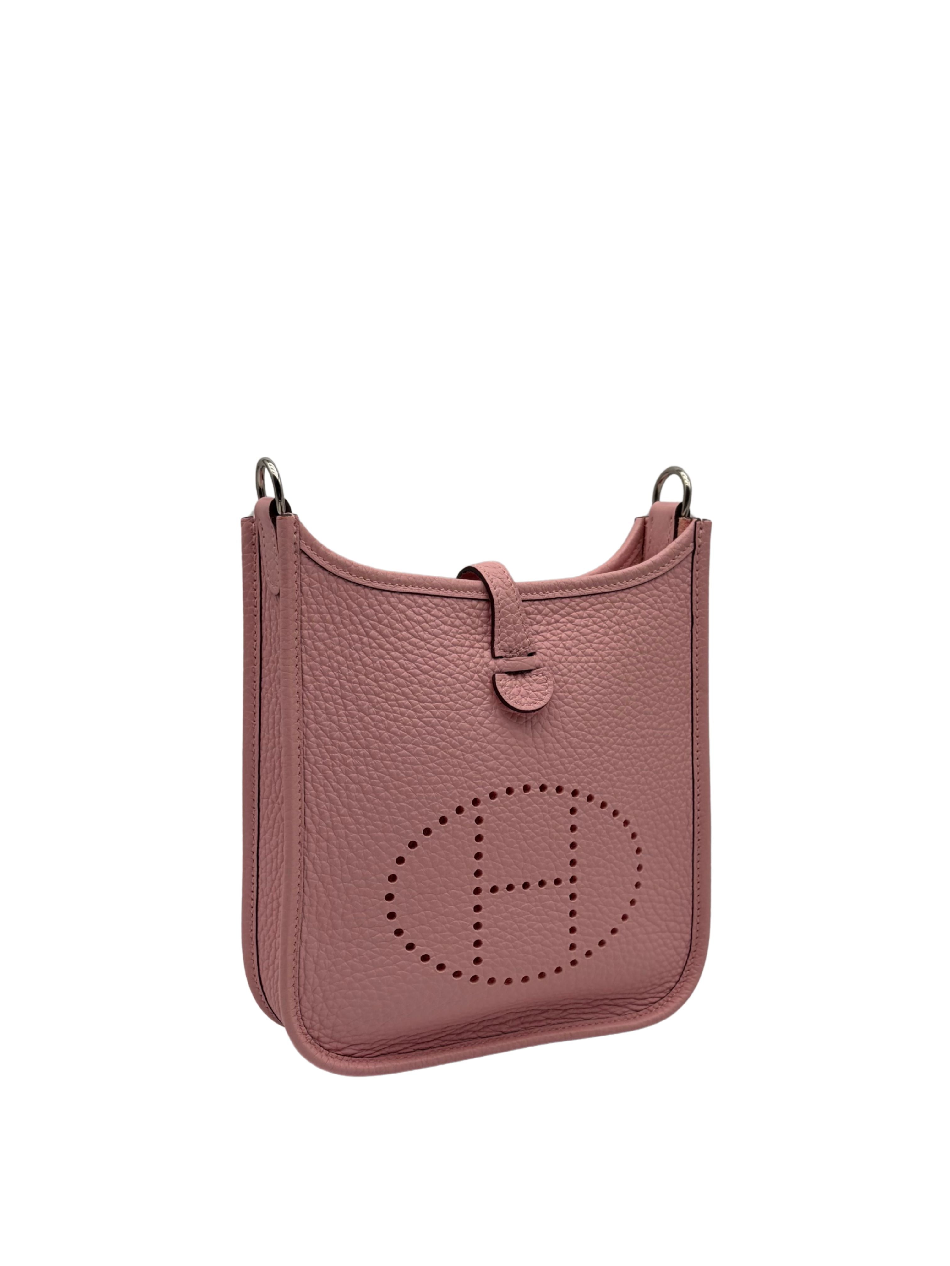 Hermès Evelyne 16 Taurillon Clemence Rose Sakura