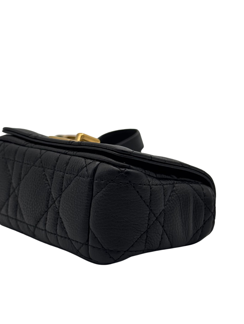 Dior Caro Micro Black Gold Hardware