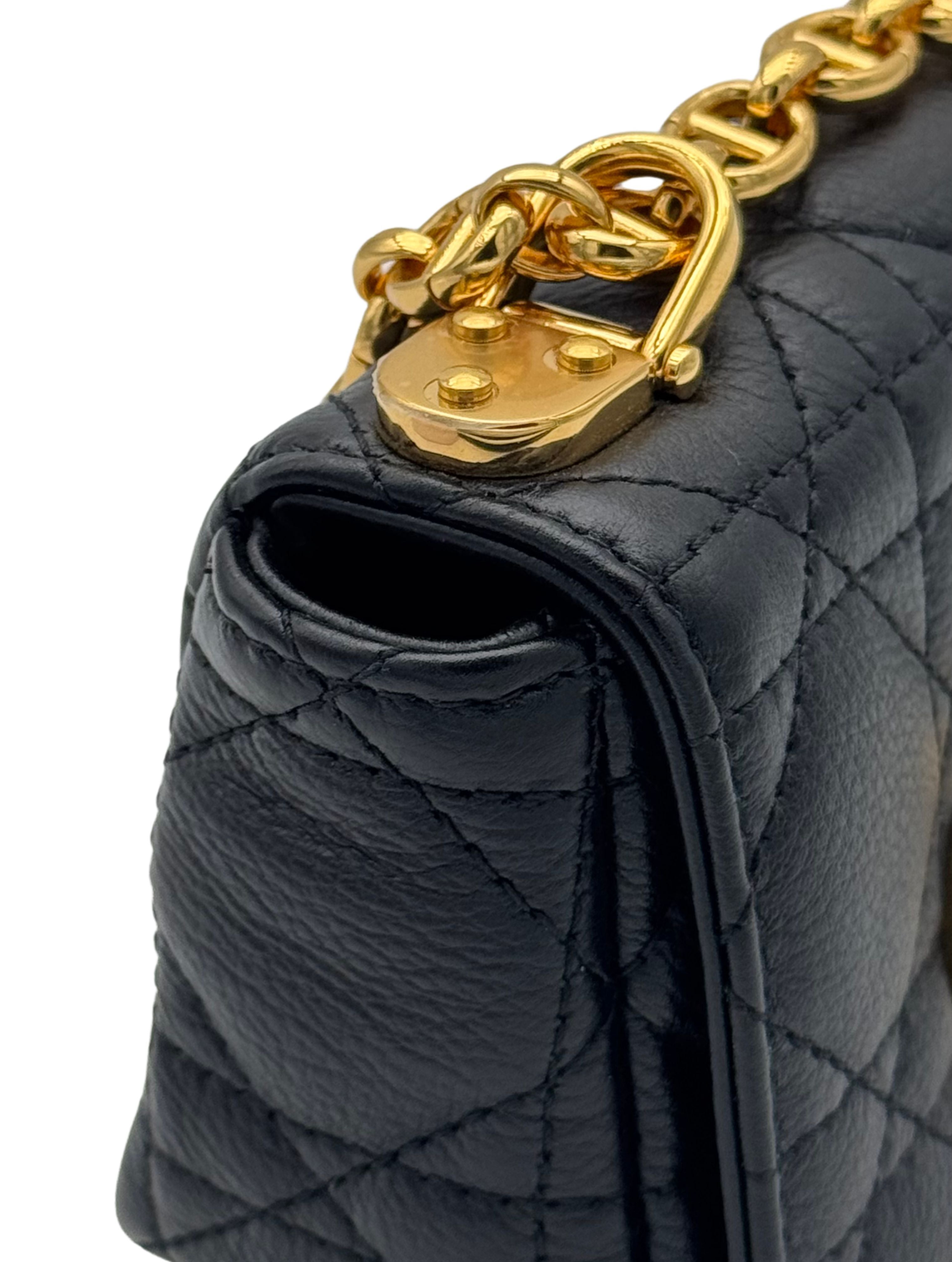 Dior Caro Micro Black Gold Hardware