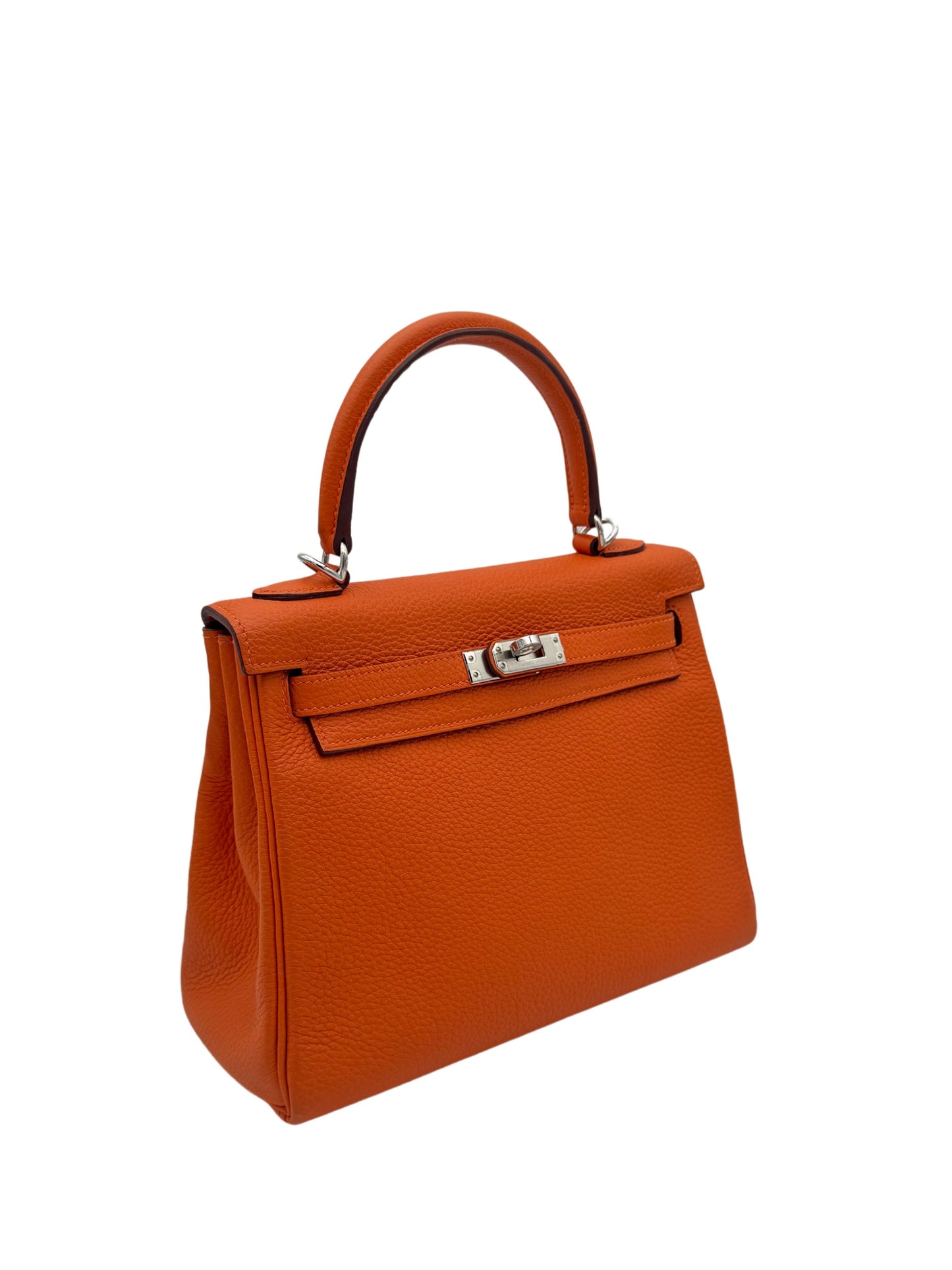Hermès Kelly 25 Togo Orange