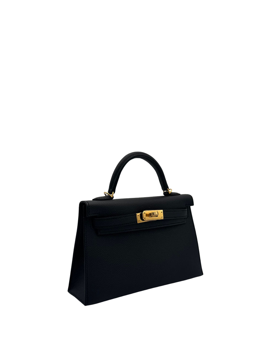 Hermès Kelly Mini Epsom Black Gold Hardware