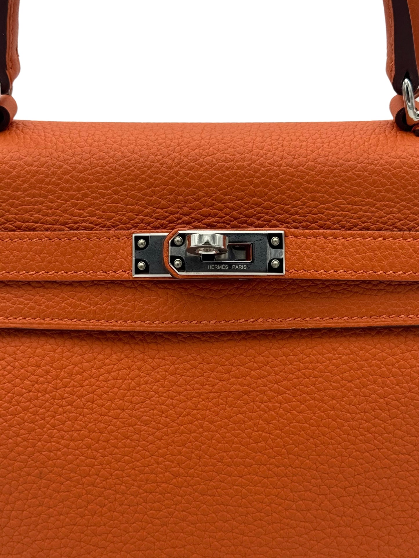 Hermès Kelly 25 Togo Orange