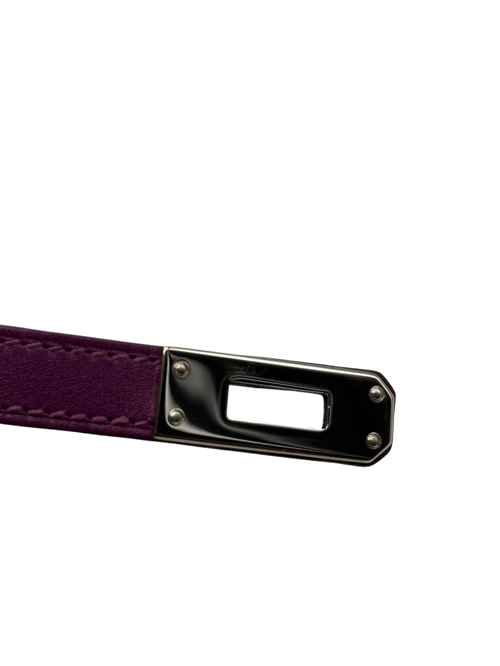 Hermès Kelly Pochette Swift Anemone Palladium Hardware