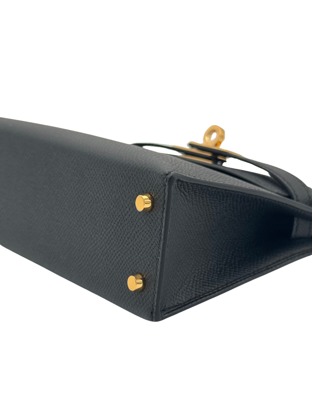 Hermès Kelly Mini Epsom Black Gold Hardware