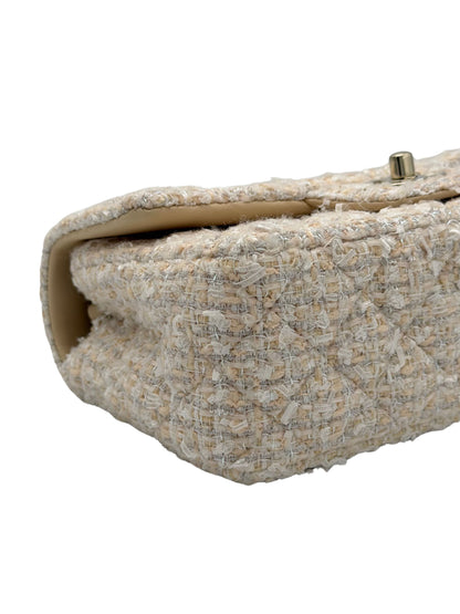 Chanel Classic Mini Rectangle Beige Tweed