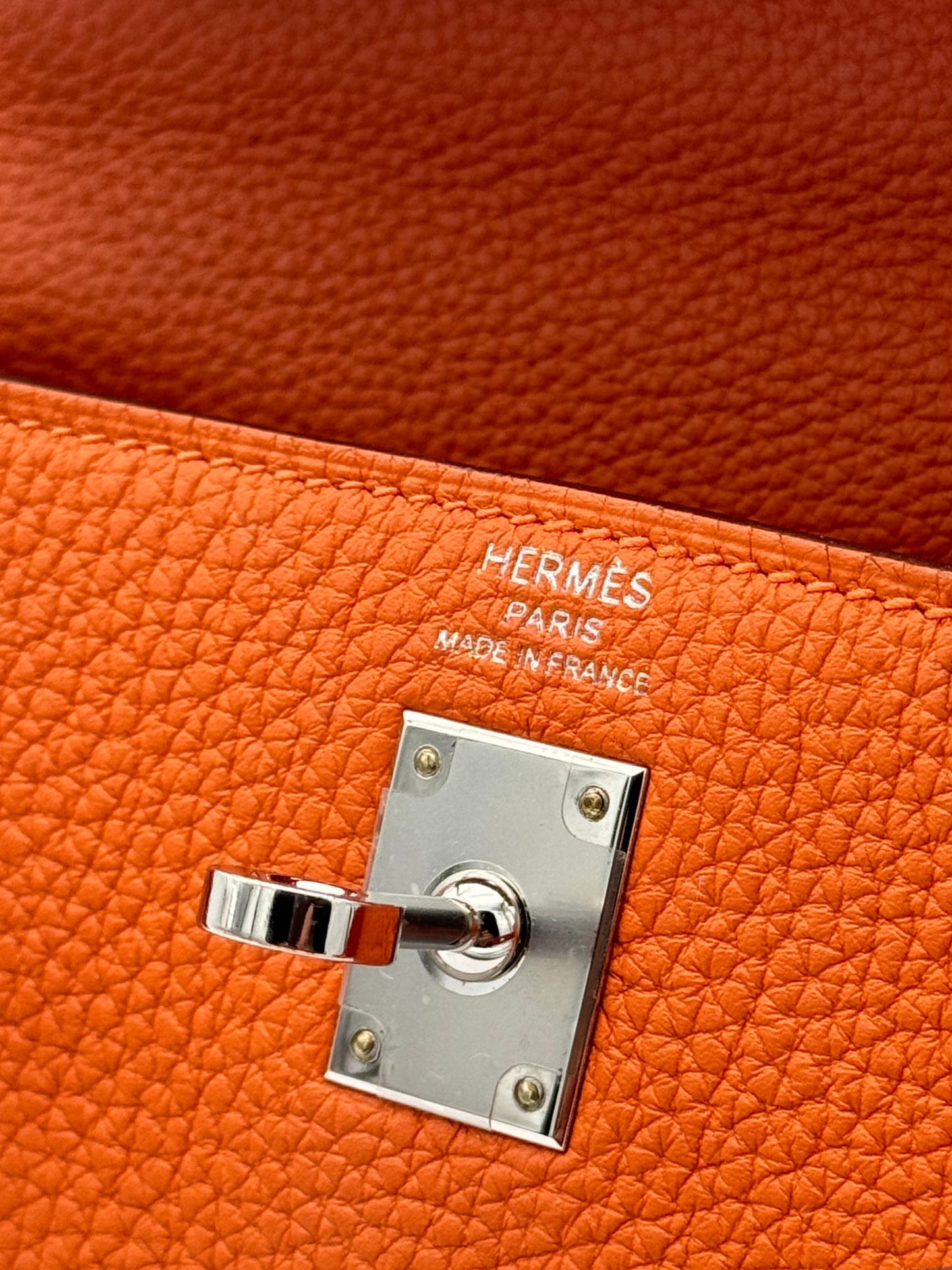 Hermès Kelly 25 Togo Orange