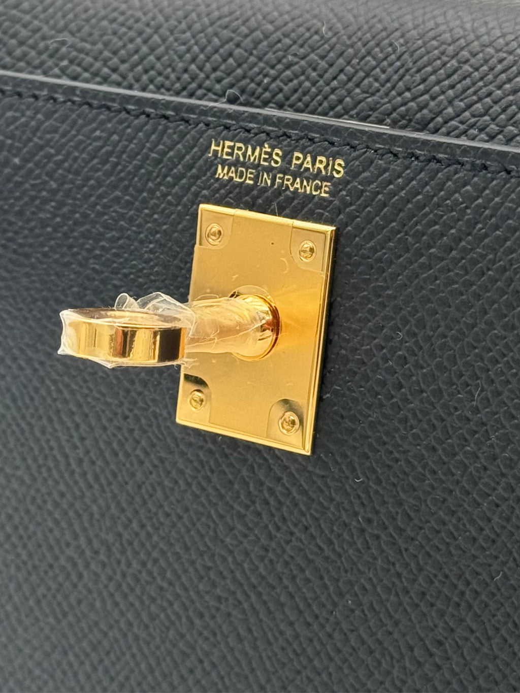 Hermès Kelly Mini Epsom Black Gold Hardware