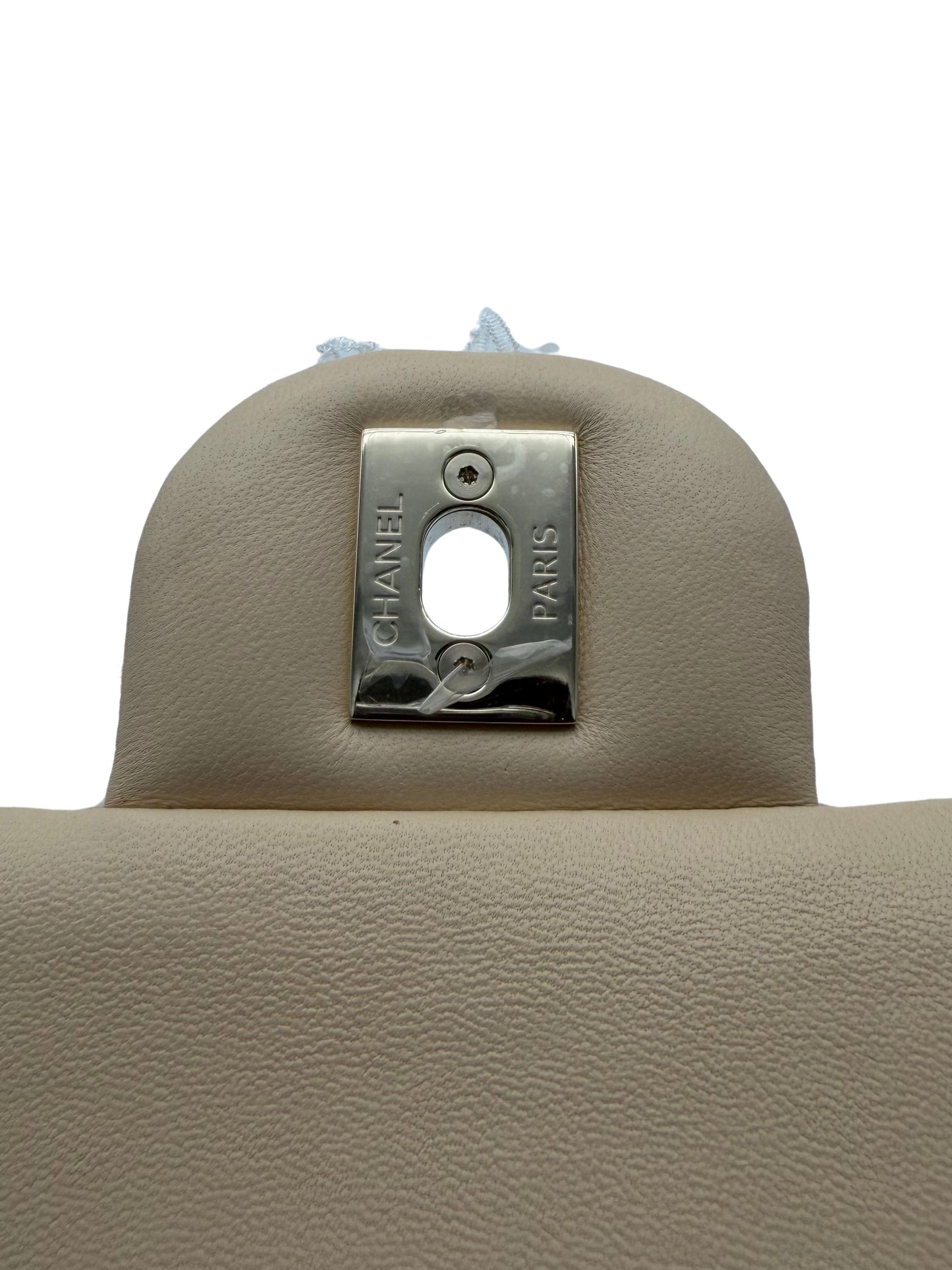 Chanel Classic Mini Rectangle Beige Tweed