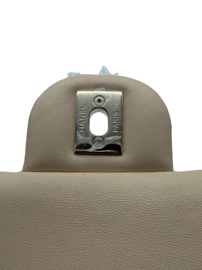 Chanel Classic Mini Rectangle Beige Tweed