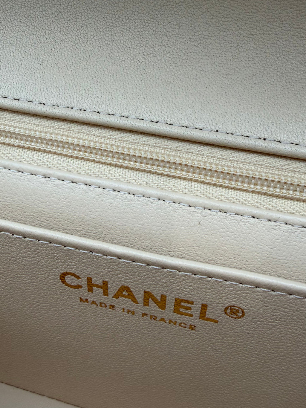 Chanel Classic Mini Rectangle Beige Tweed