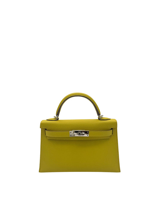 Hermès Kelly Mini HSS Epsom Lime / Rose Extreme