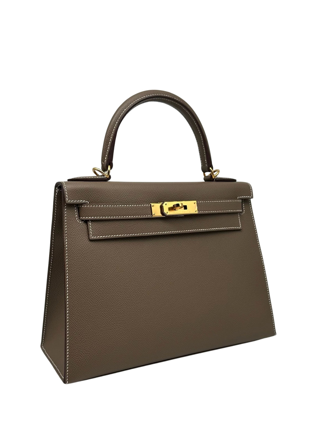 Hermès Kelly 28 Epsom Etoupe Gold Hardware