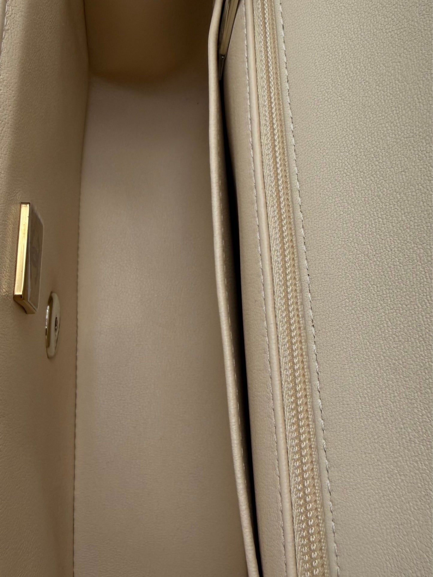 Chanel Classic Mini Rectangle Beige Tweed