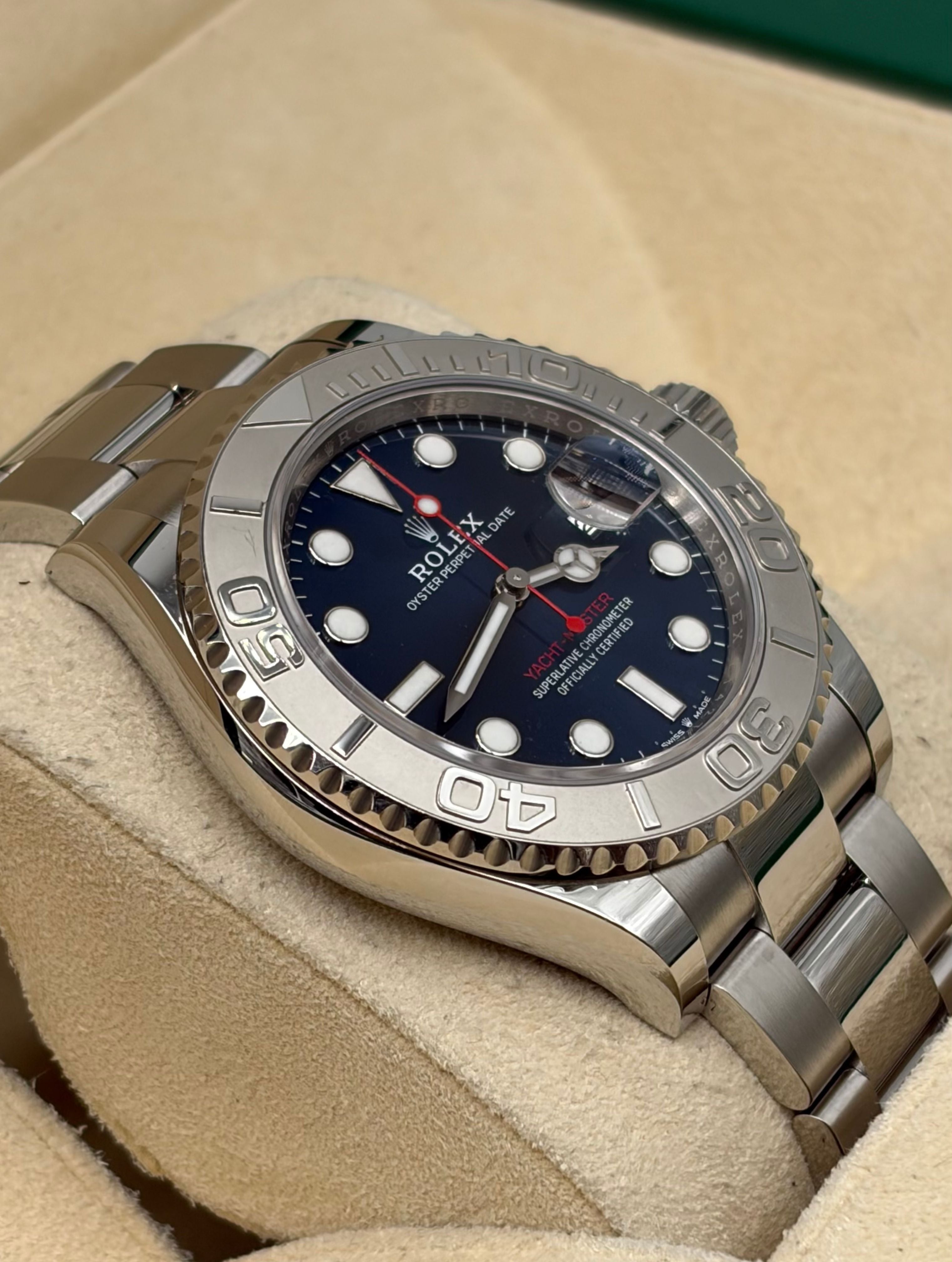 Rolex Yacht Master 40mm Steel Blue Dial