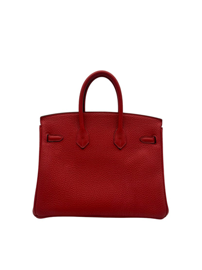 Hermès Birkin 25 Togo Geranium Palladium Hardware