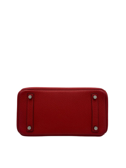 Hermès Birkin 25 Togo Geranium Palladium Hardware