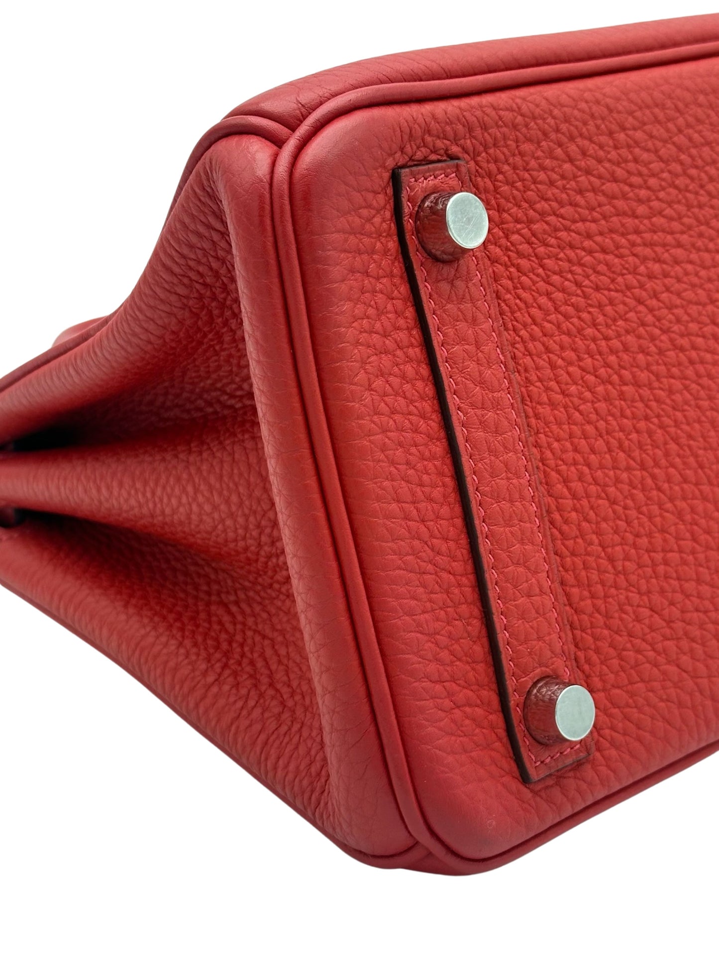 Hermès Birkin 25 Togo Geranium Palladium Hardware