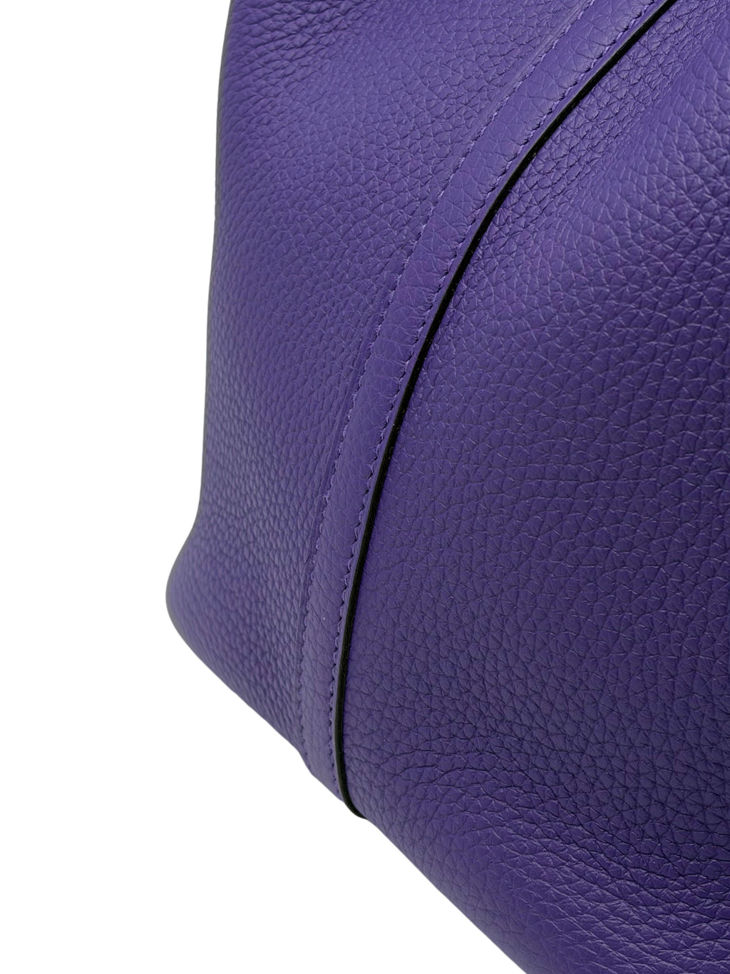 Hermès Picotin 22 Clemence Purple Palladium Hardware