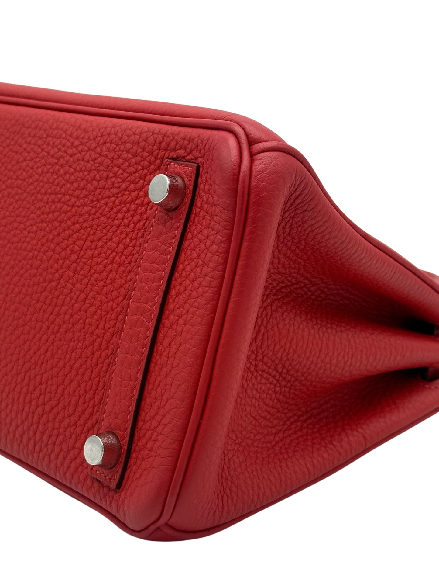 Hermès Birkin 25 Togo Geranium Palladium Hardware