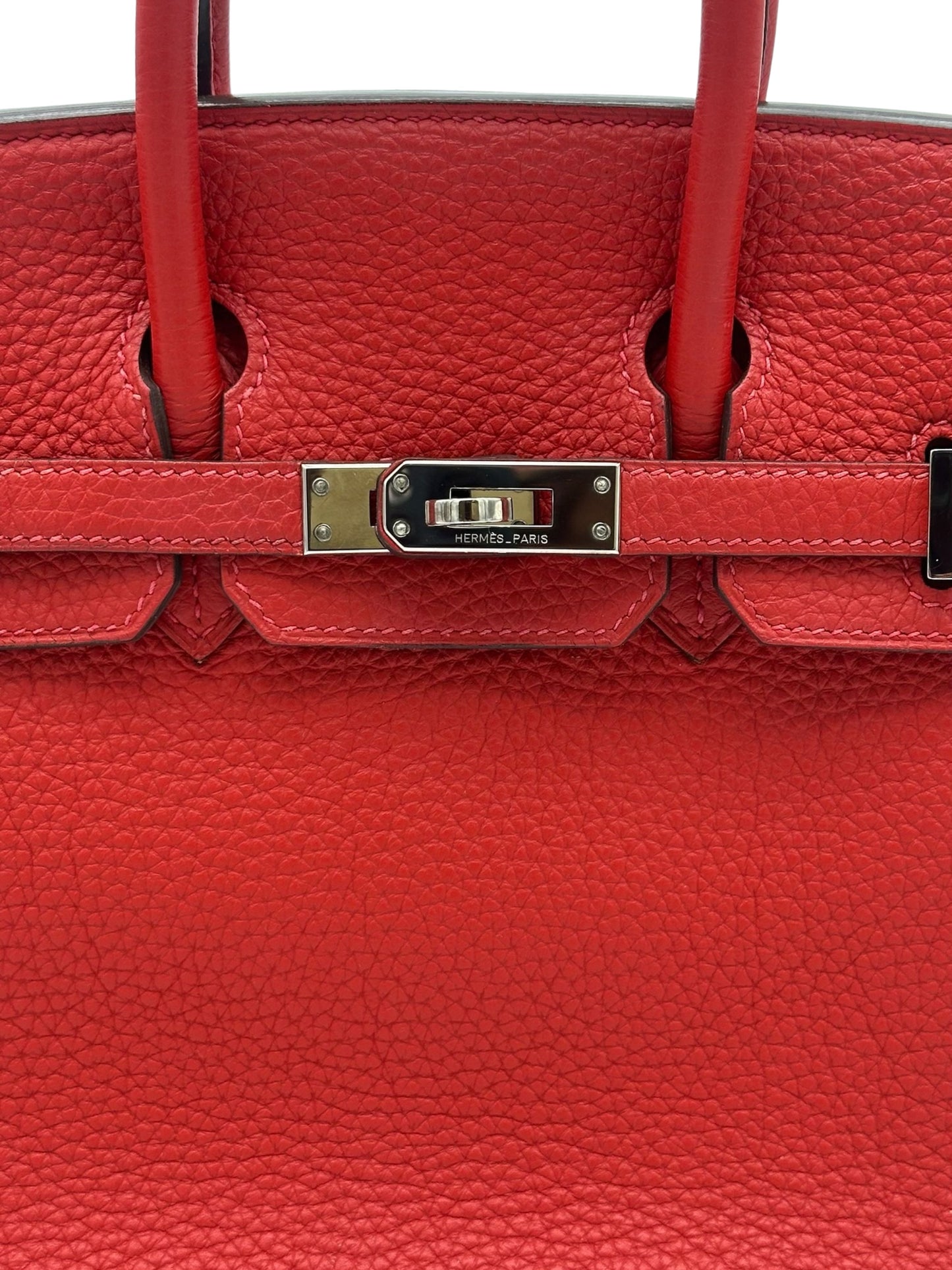 Hermès Birkin 25 Togo Geranium Palladium Hardware