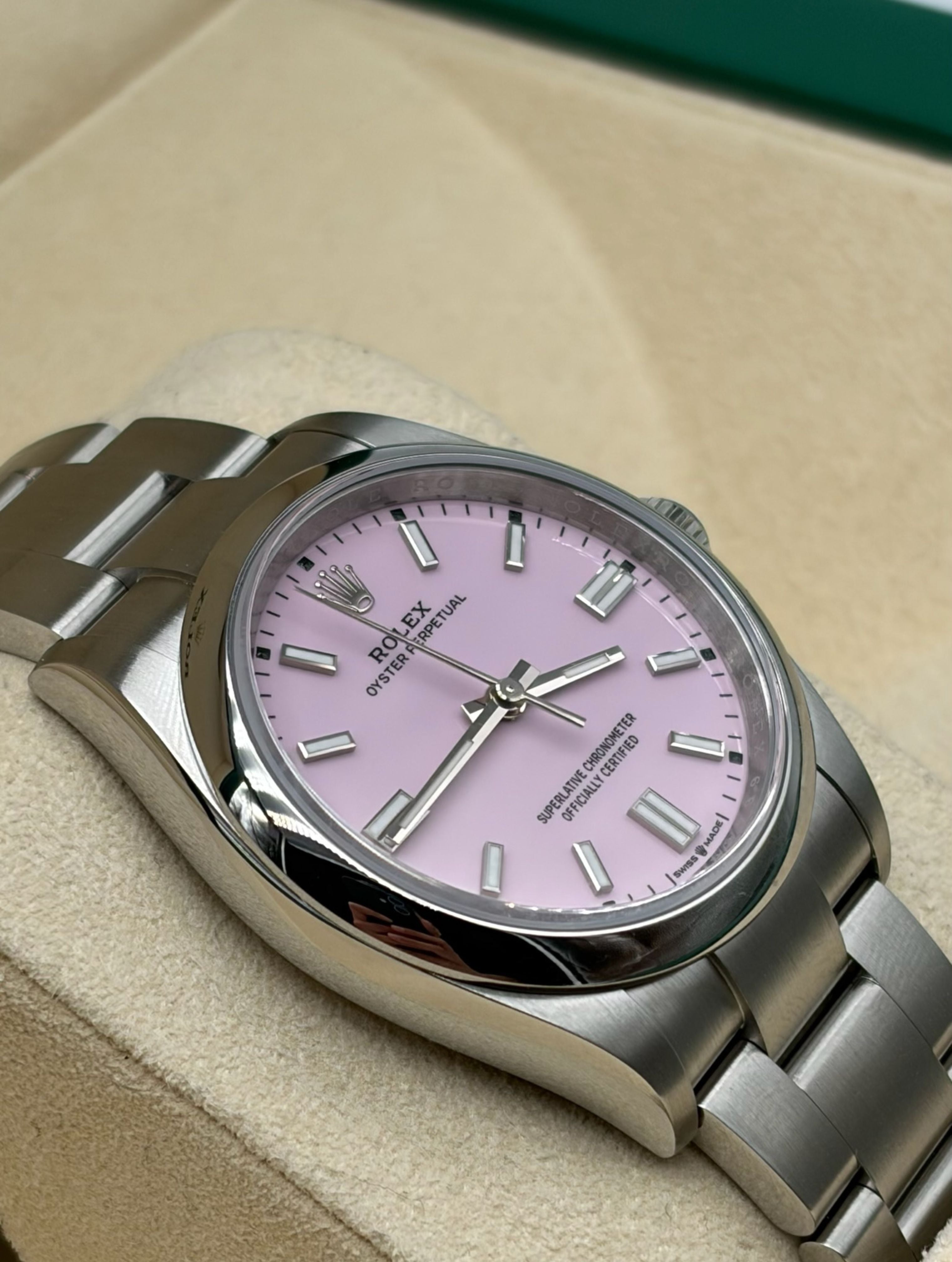 Rolex Oyster Perpetual 36mm Pink Dial