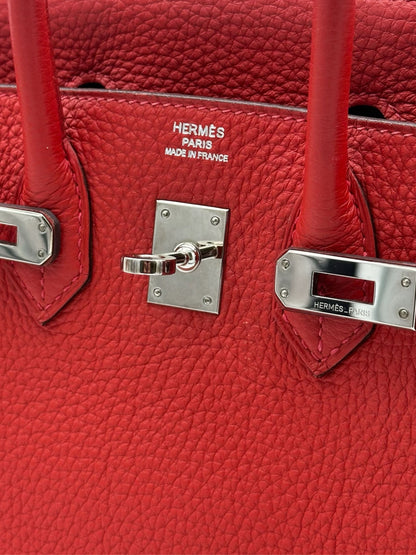Hermès Birkin 25 Togo Geranium Palladium Hardware