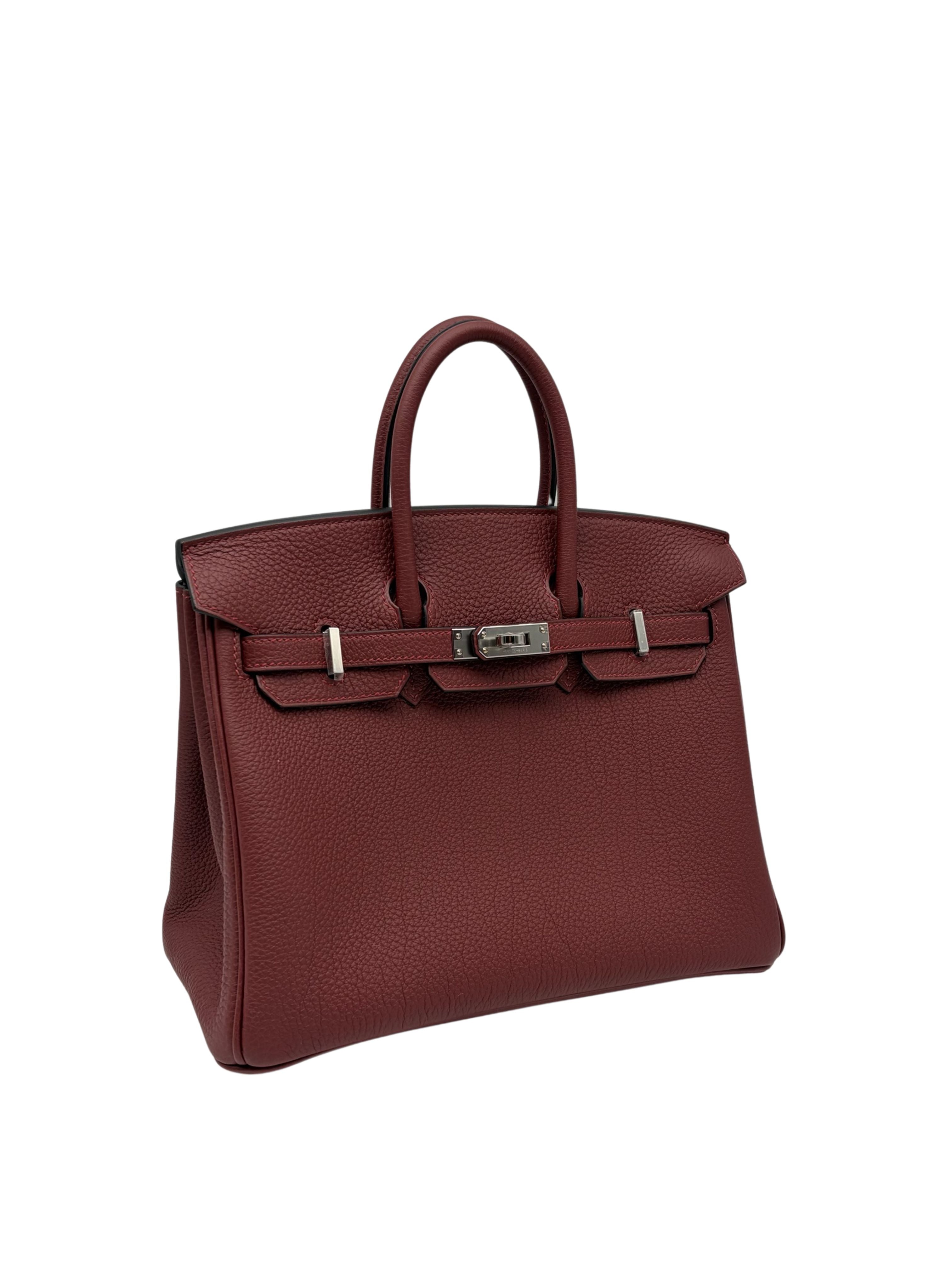 Hermès Birkin 25 Togo Rouge H Palladium Hardware
