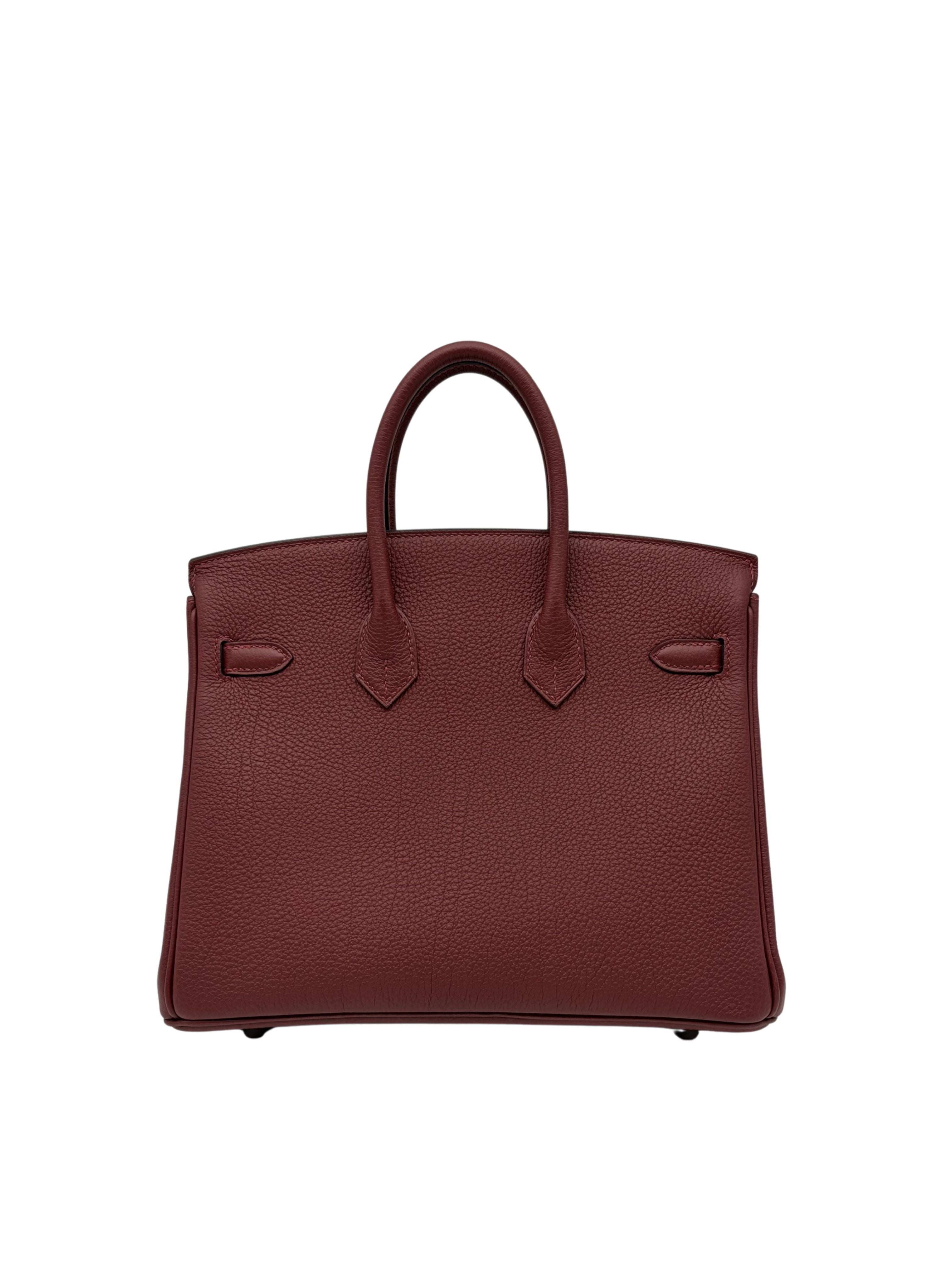 Hermès Birkin 25 Togo Rouge H Palladium Hardware
