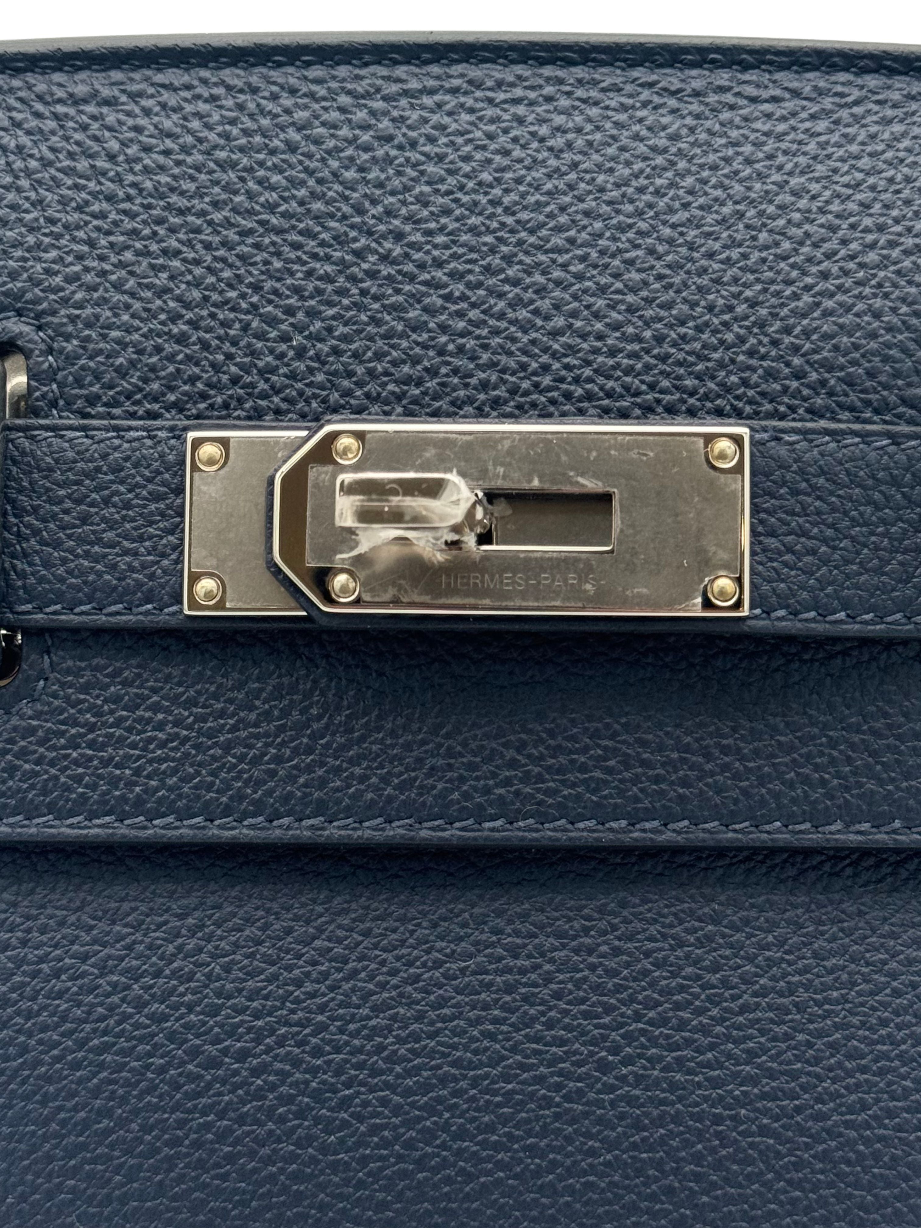 Hermès Hac A Dos PM Togo Blue Abysse