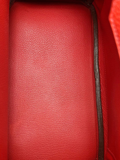 Hermès Birkin 25 Togo Geranium Palladium Hardware