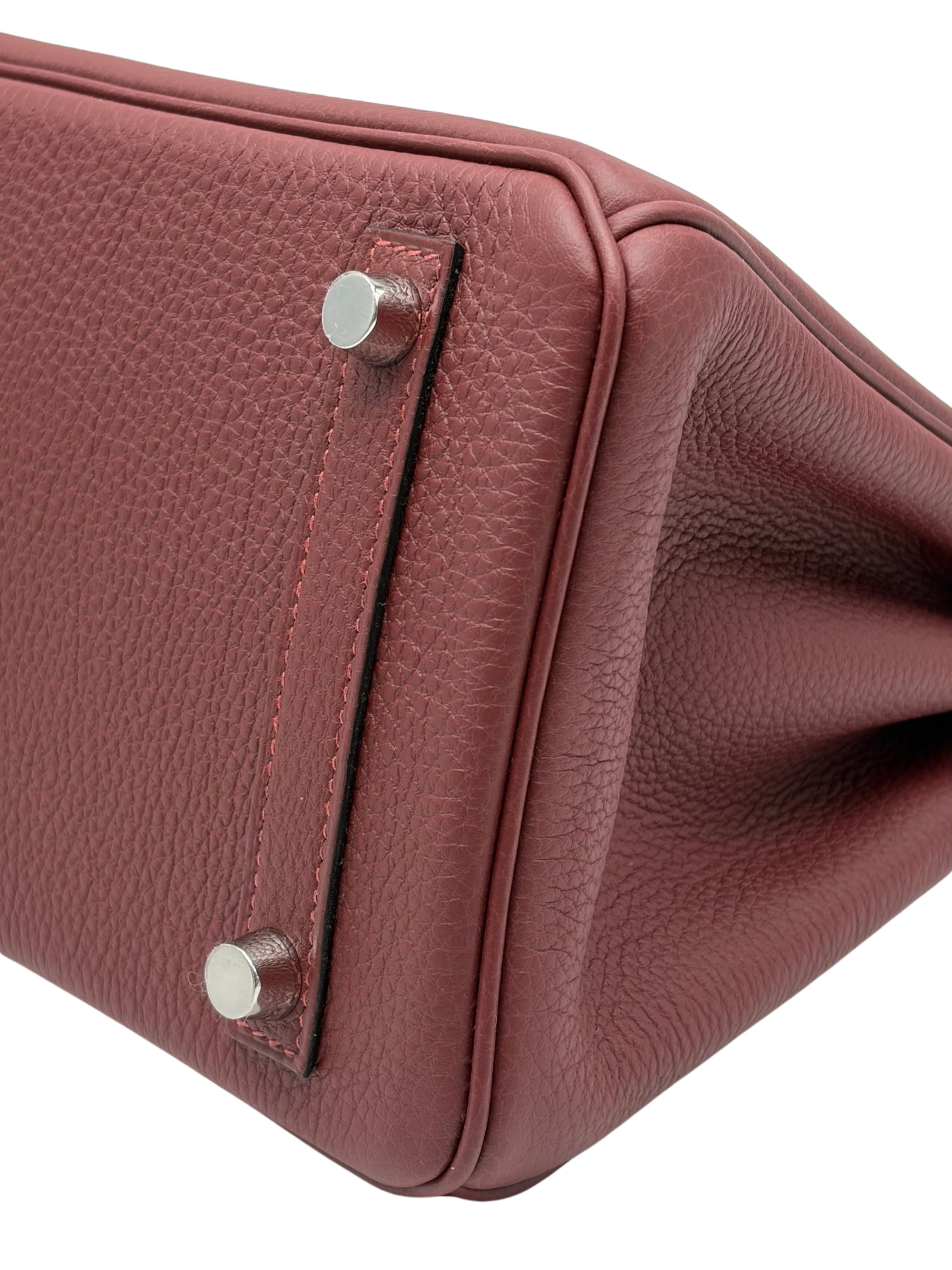 Hermès Birkin 25 Togo Rouge H Palladium Hardware
