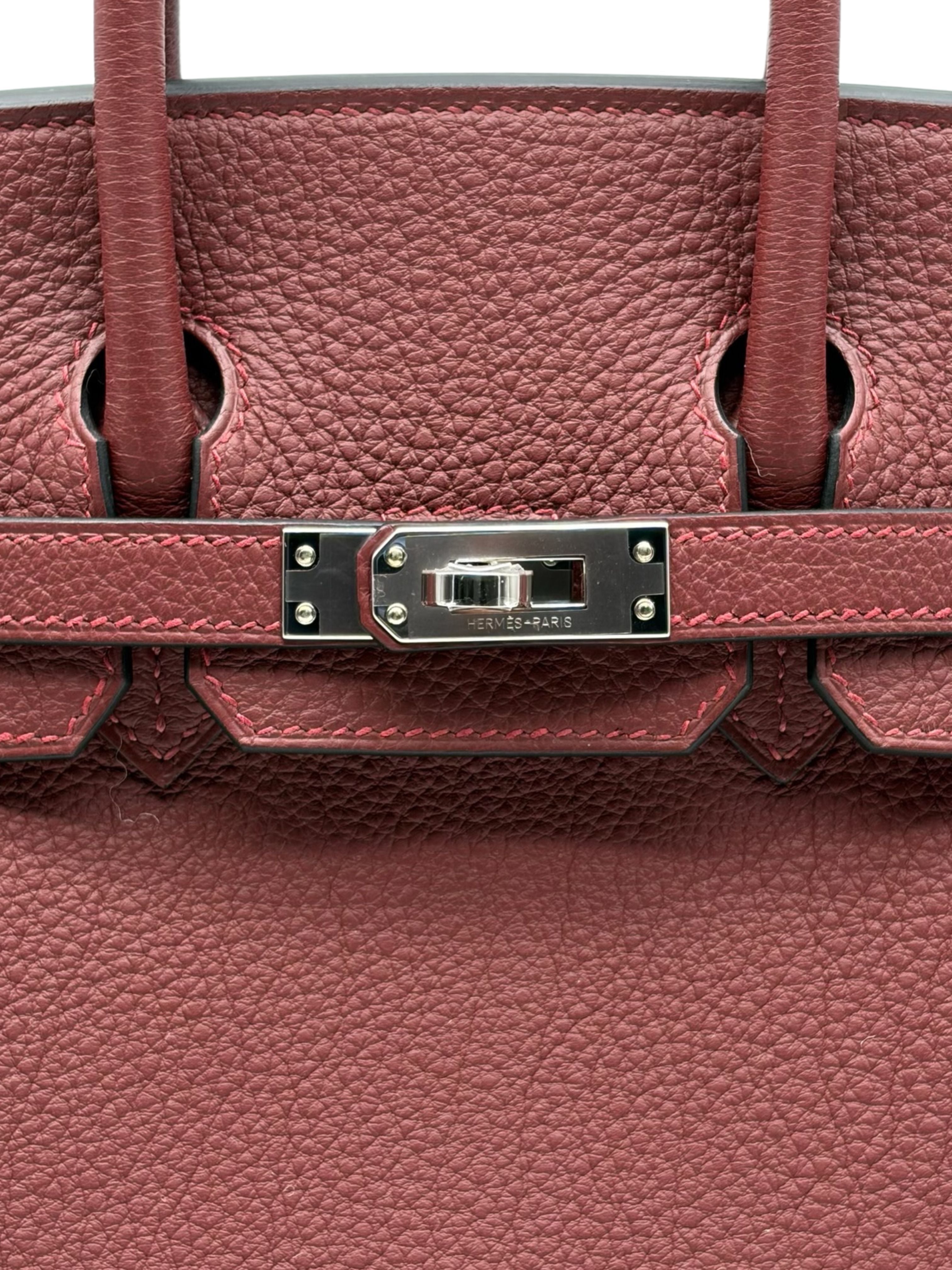 Hermès Birkin 25 Togo Rouge H Palladium Hardware