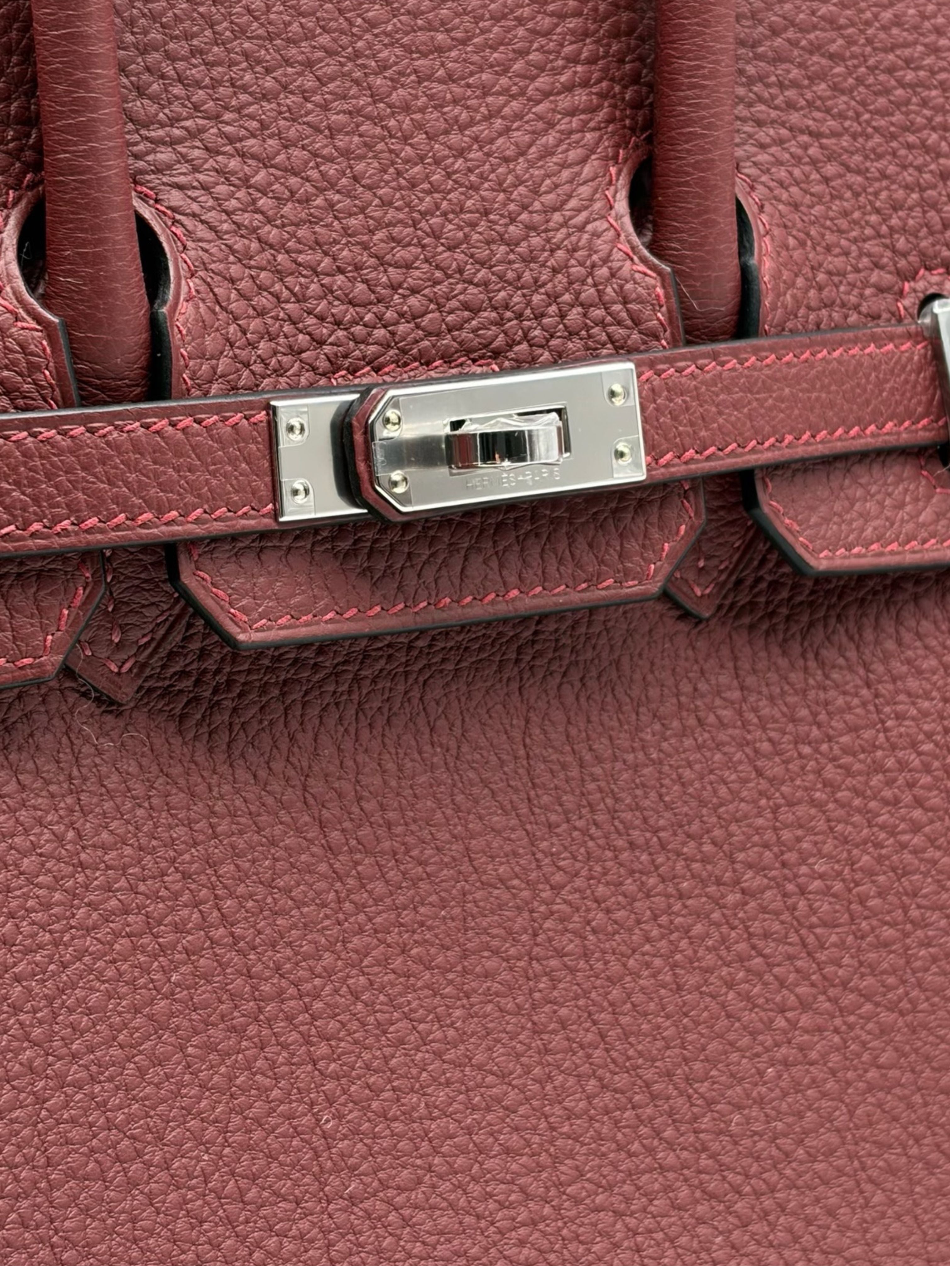 Hermès Birkin 25 Togo Rouge H Palladium Hardware