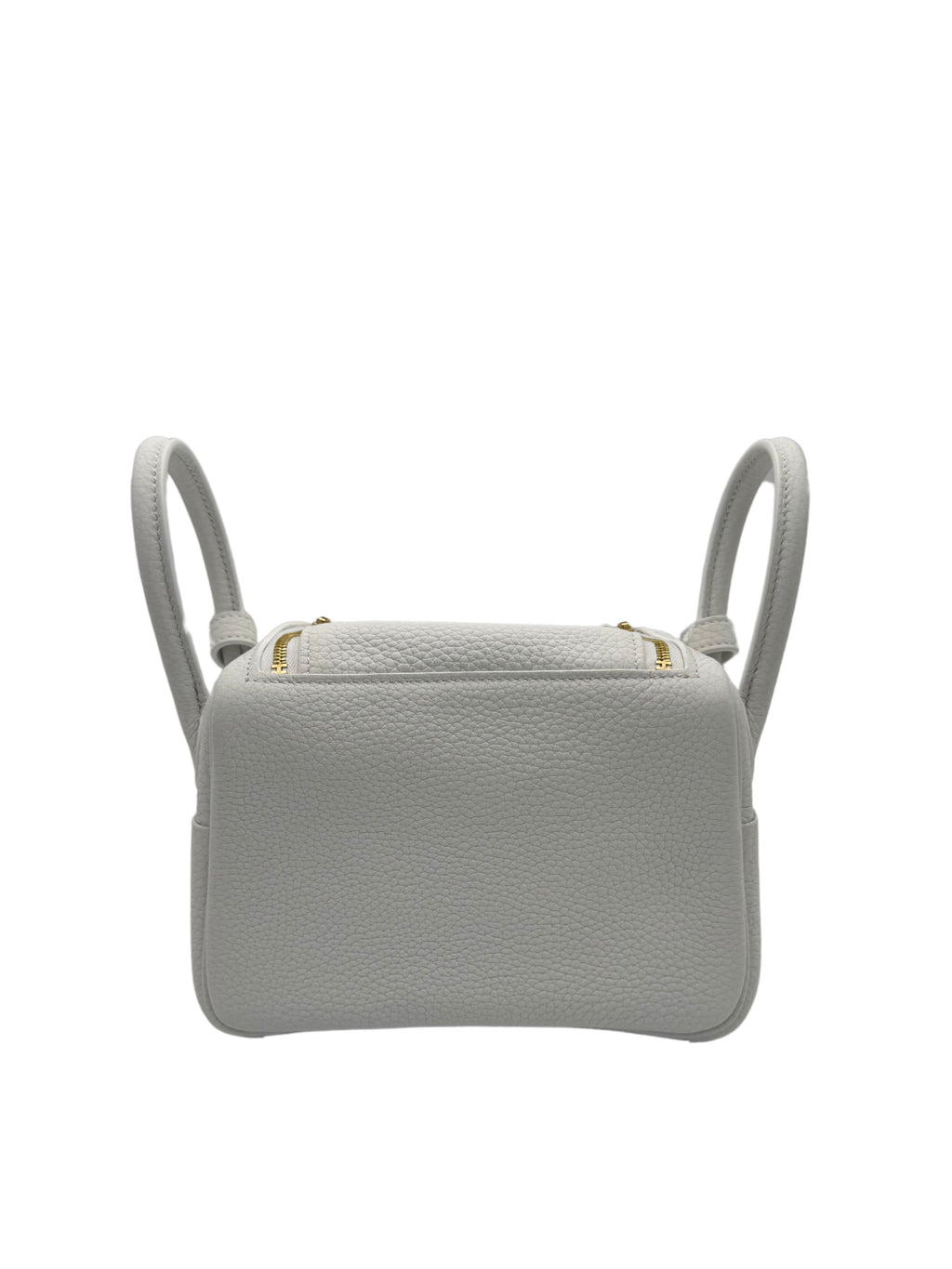 Hermès Lindy Mini Clemence New White