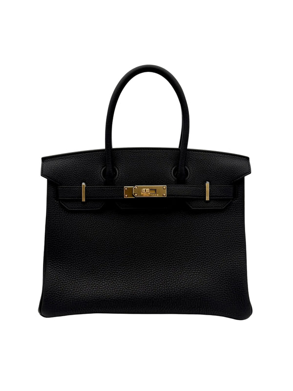 Hermès Birkin 30 Togo Black Gold Hardware
