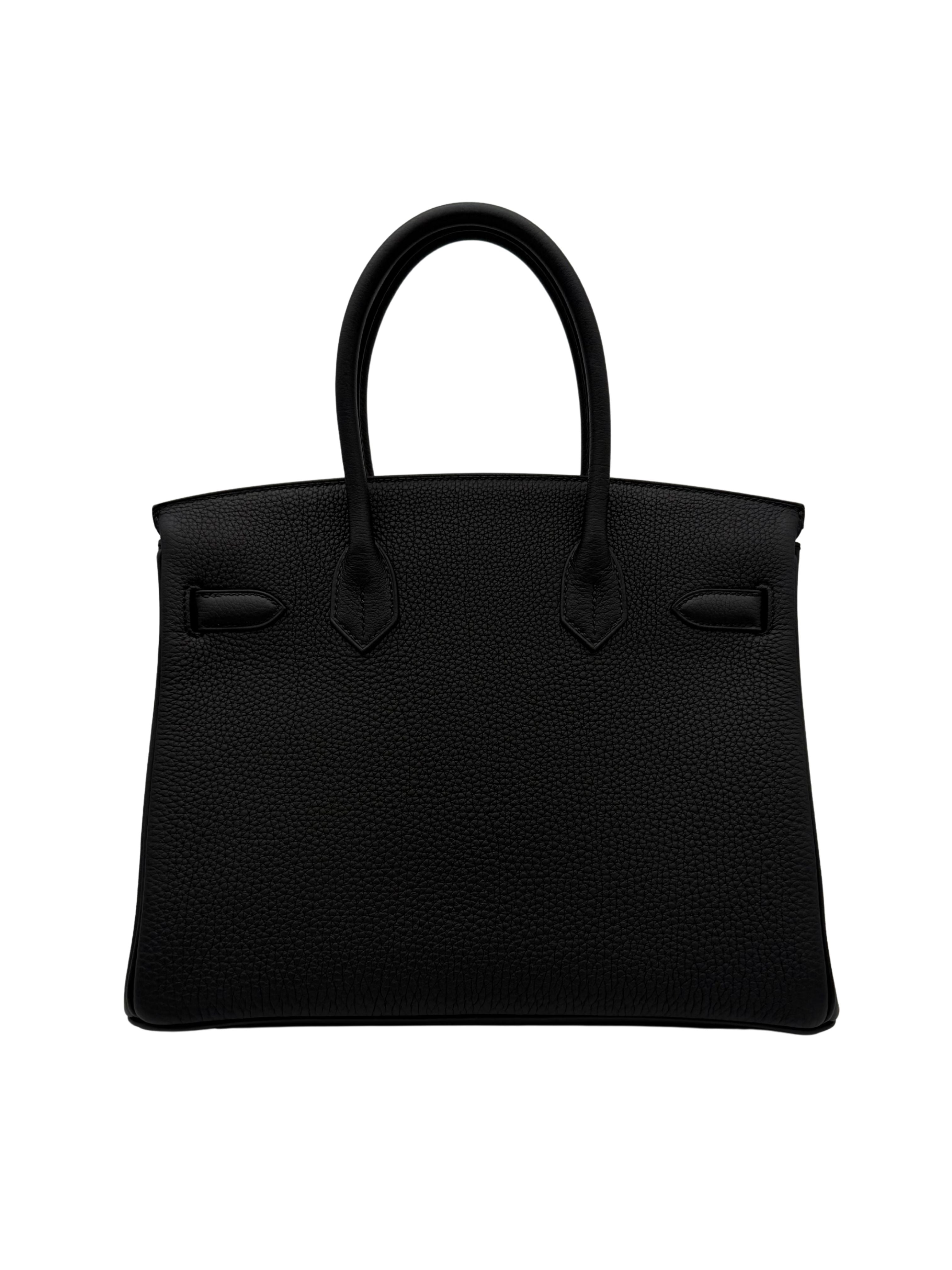 Hermès Birkin 30 Togo Black Gold Hardware