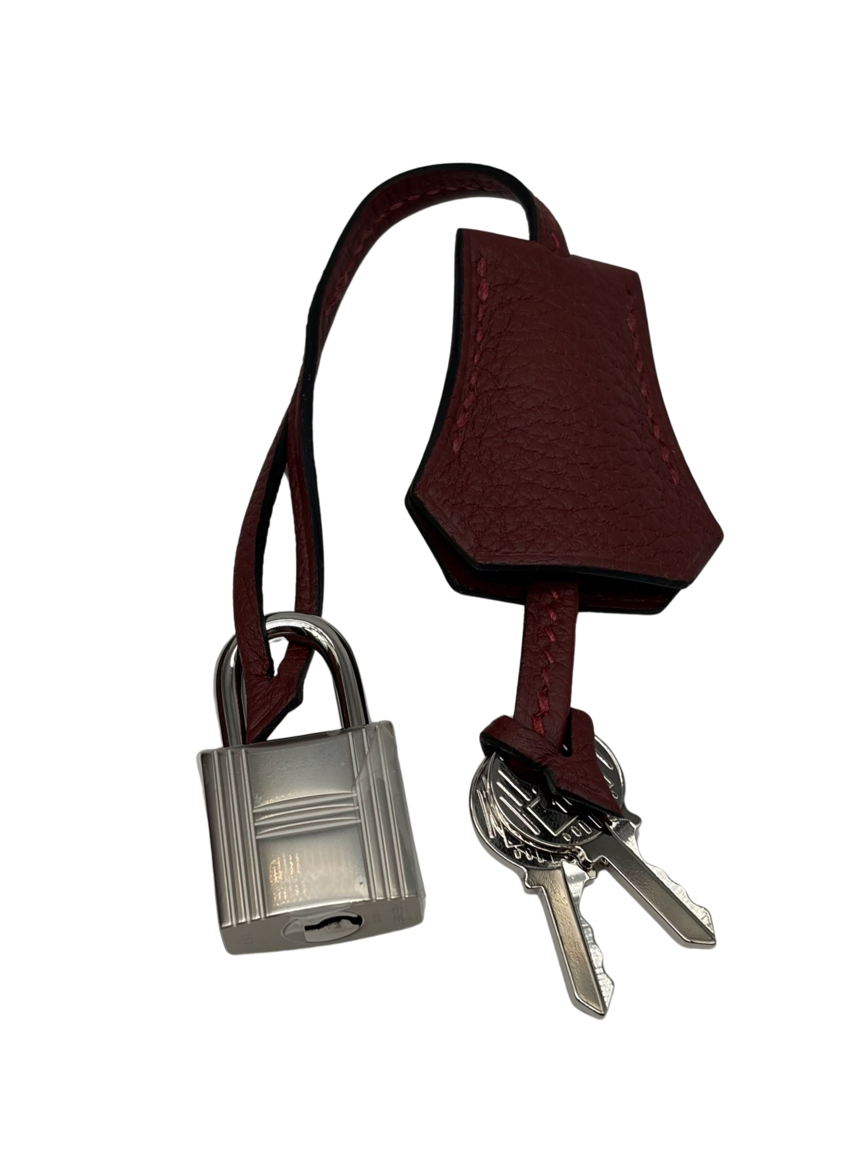 Hermès Birkin 25 Togo Rouge H Palladium Hardware