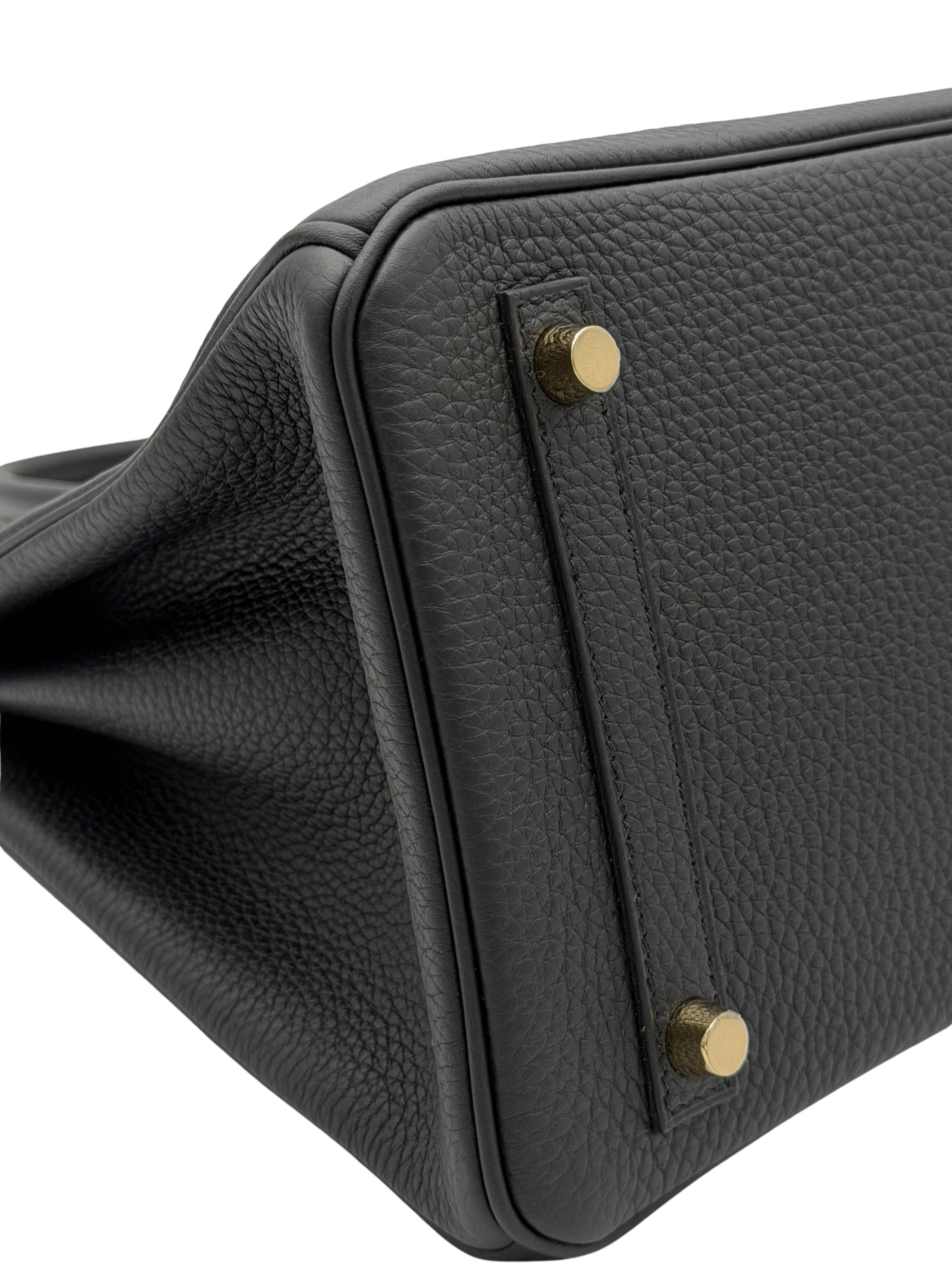 Hermès Birkin 30 Togo Black Gold Hardware