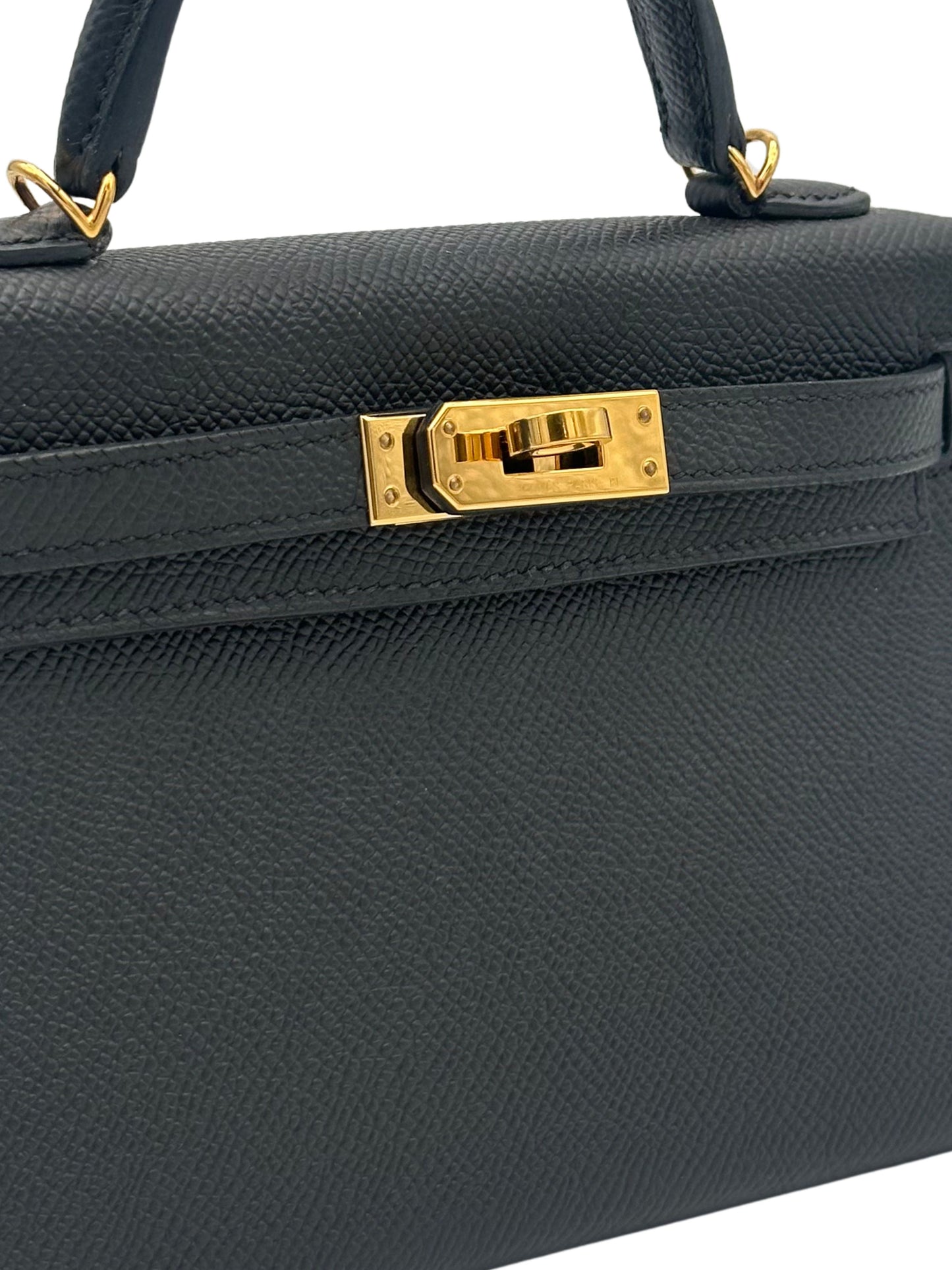 Hermès Kelly Mini HSS Epsom Black/Rose Extreme